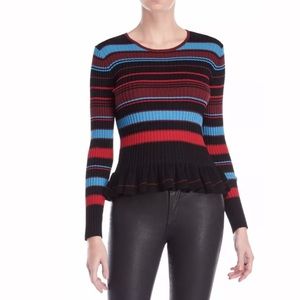 Torn by Ronny Kobo Peplum Top